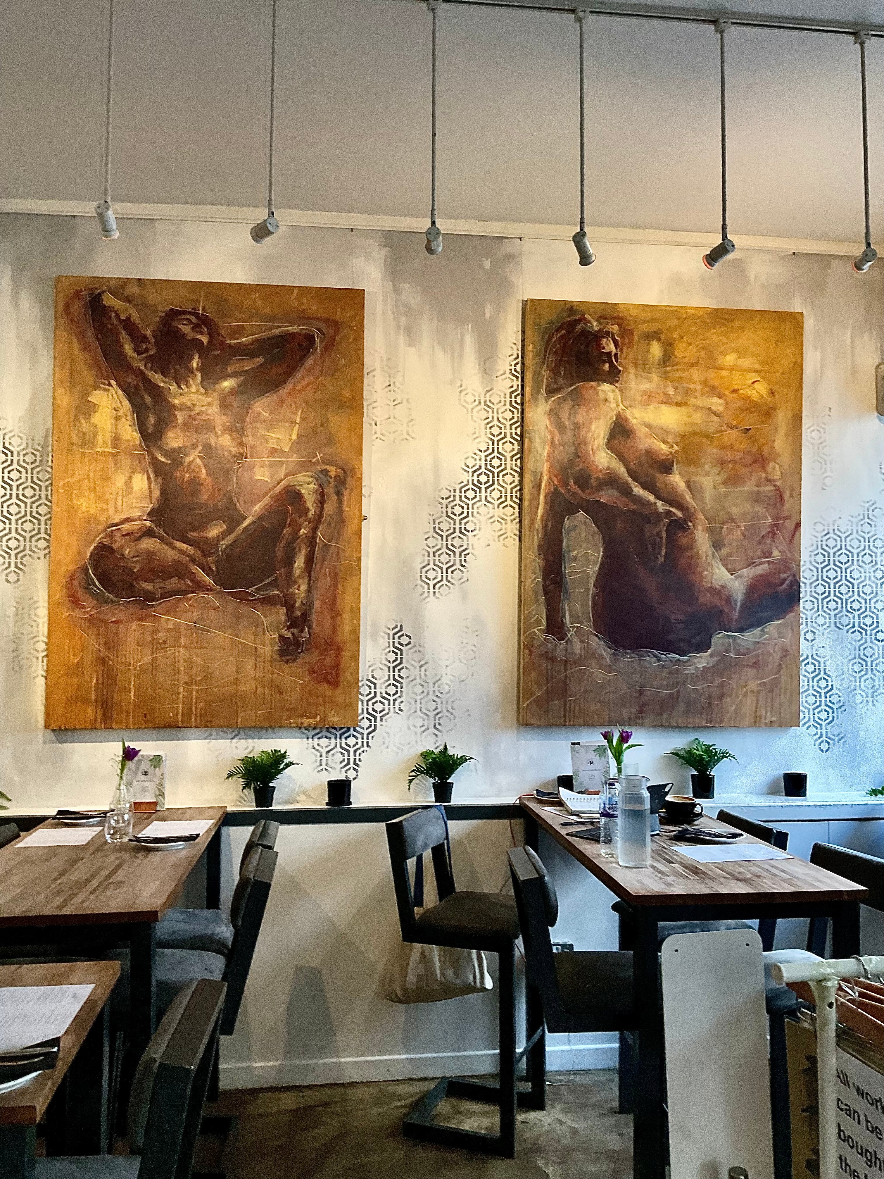 Meet My Gaze (diptych 1)
